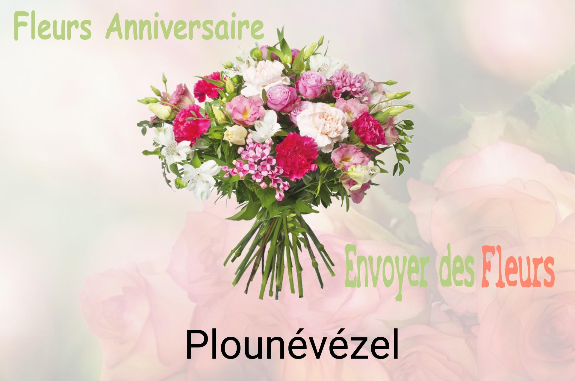 Bouquet de fleurs d’anniversaire livré à Plounévézel