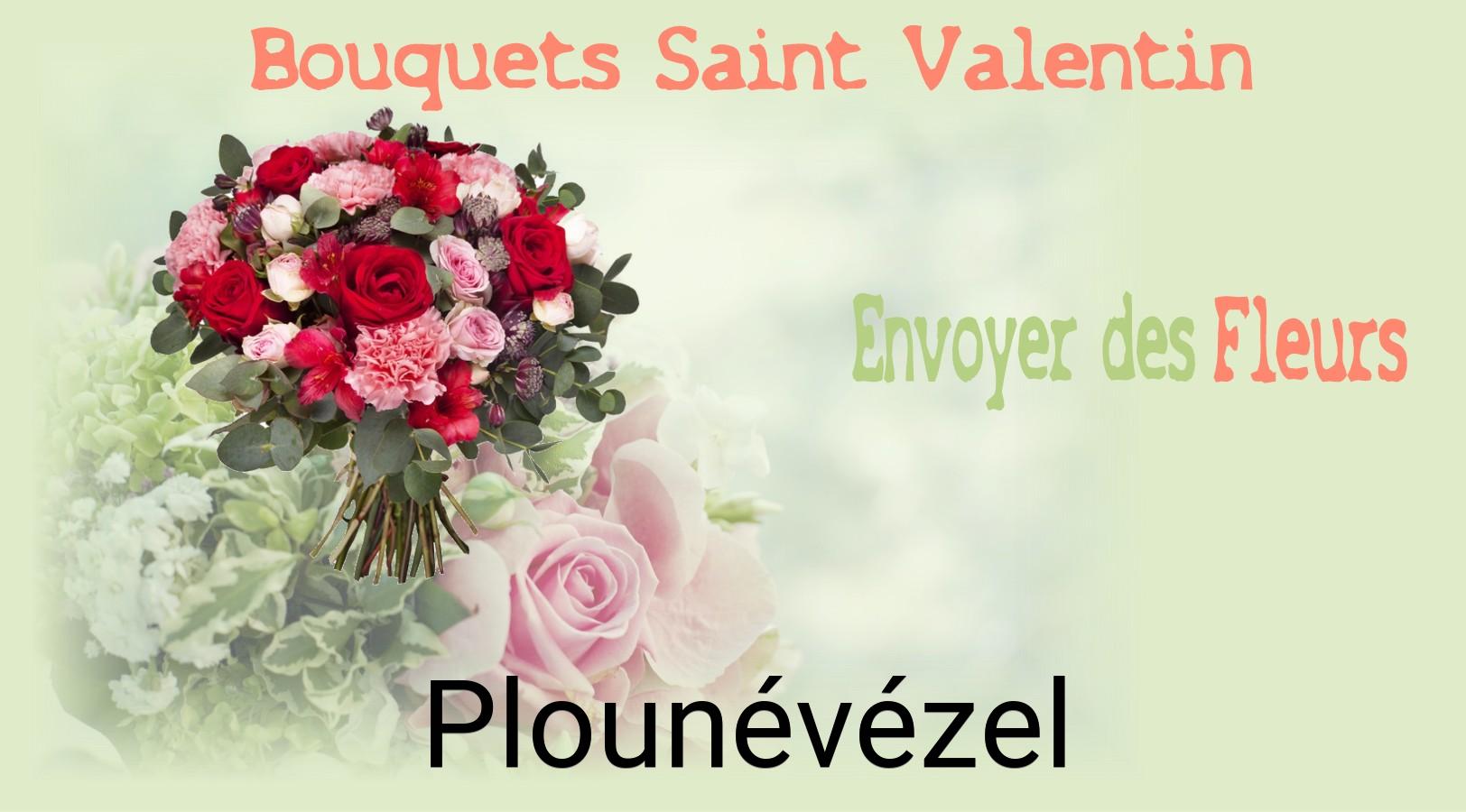 Roses de Saint-Valentin livrées à Plounévézel